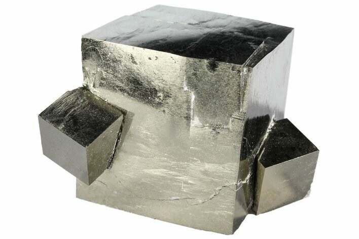 Natural Pyrite Cube Cluster From Spain #97900